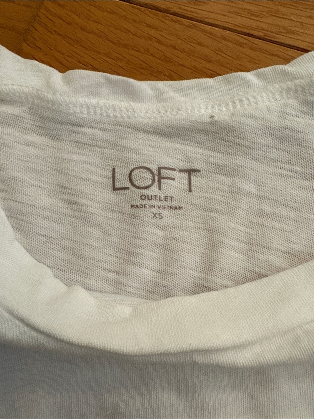 LOFT White Short-Sleeve Tee with Blue Plate & Strawberry Motif - Picture 2 of 6